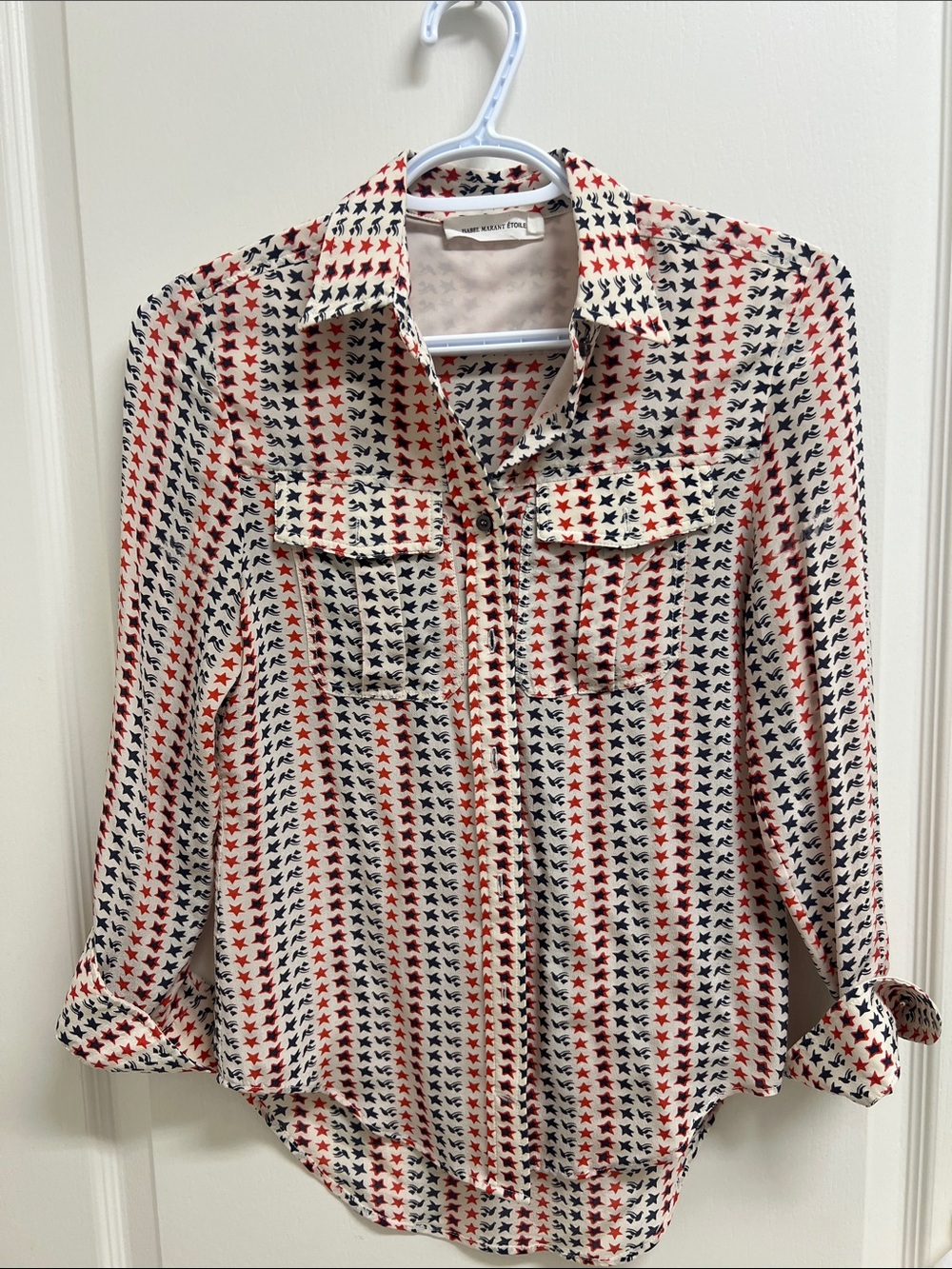 Isabel Marant Etoile 100% Silk Button Up | Size 36